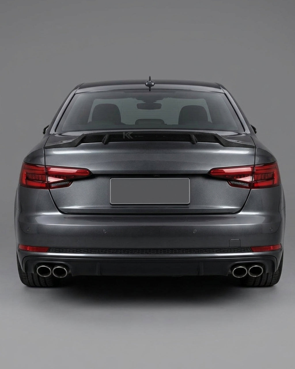 Audi A4 B9 / S4 B9 Sedan (2017-2019) Carbon Fiber Ducktail Trunk Spoiler – R Style Rear Lip