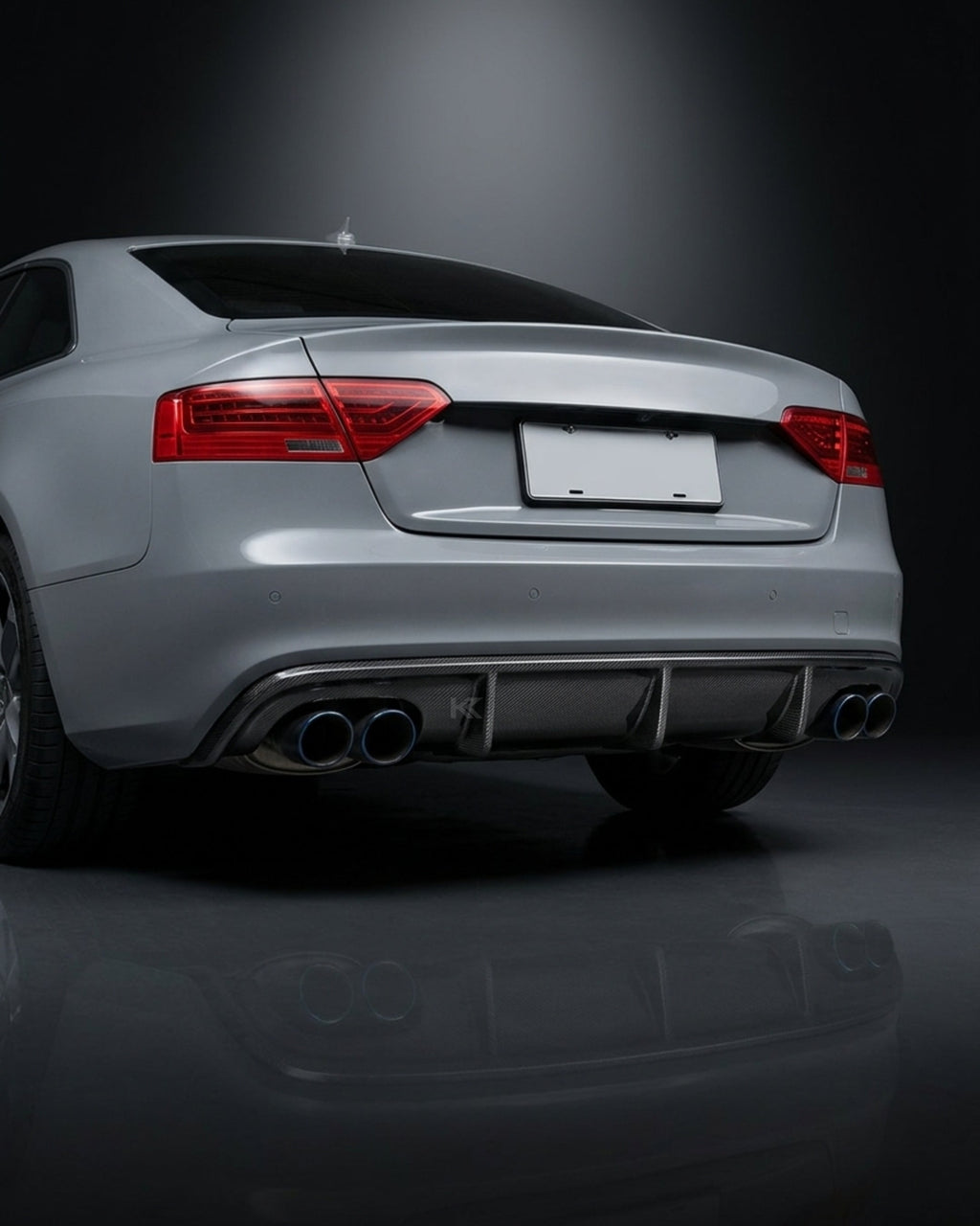 Audi A5 8T / S5 Sportback Coupe Quattro Carbon Fiber Rear Bumper Diffuser Lip 2007 - 2017