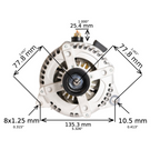 1994-1999 GMC Safari V6 4.3L High Output Alternator by JS Alternators