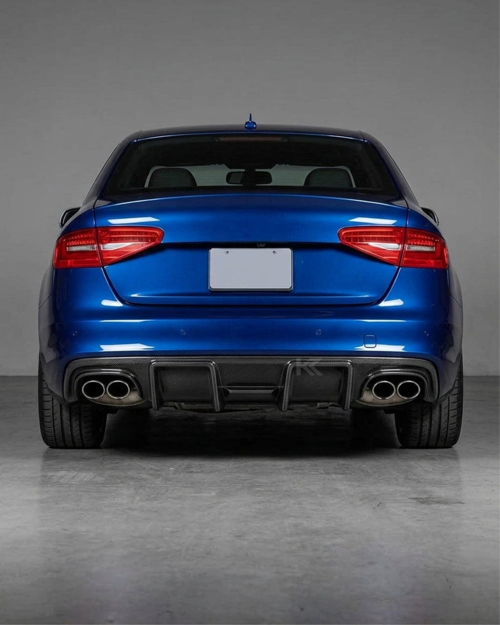 Audi A4 B8 S-Line / S4 Sedan Carbon Fiber JC Style Rear Valance Diffuser 2008 - 2012