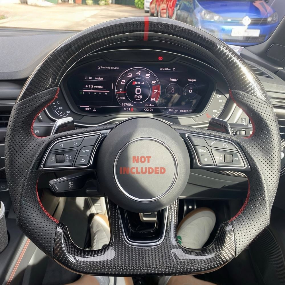 LED Carbon Fiber Steering Wheel for Audi A3 A4 A5 S3 S4 S5