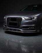 Audi S5 8T Facelift Carbon Fiber Front Bumper Lip 2012 - 2016