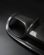 Audi A7 S-Line Sportback Carbon Fiber Rear Bumper Boot Diffuser 2013 - 2014