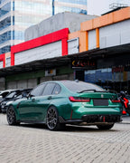 BMW 3 Series G80 M3 G82 G83 M4 Carbon Fiber Rear Diffuser with LED Lights (2019 - 2024)