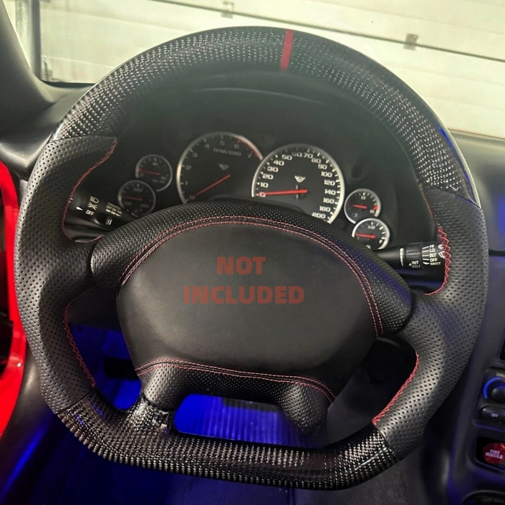 Real Carbon Fiber Steering Wheel for Chevrolet Corvette C5 & Z06 1997-2004