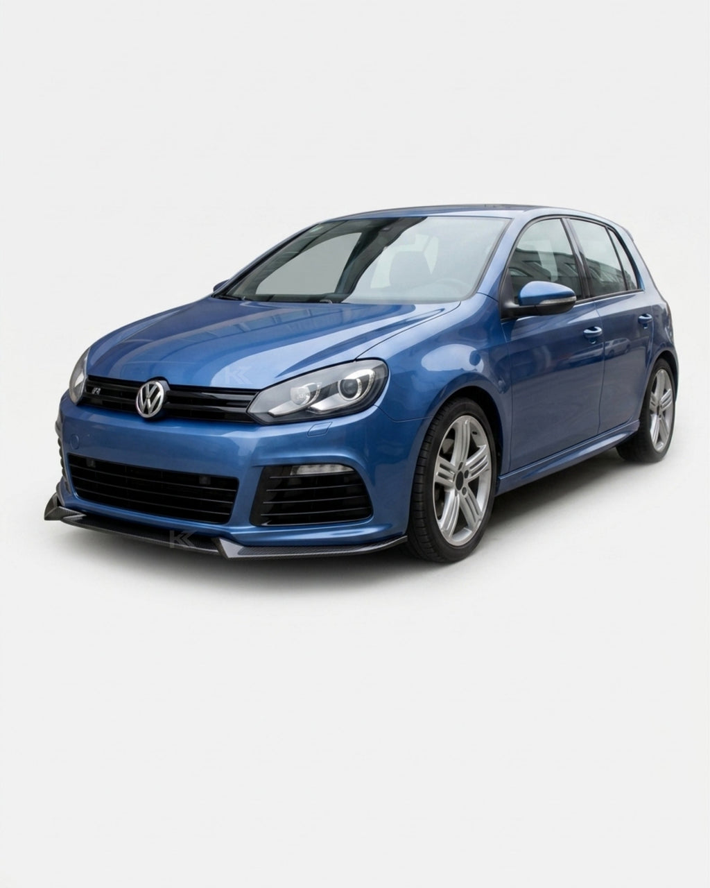 VW Golf MK6 R (R20) Carbon Fiber Front Lip – 3PC Splitter Kit (2012–2016)