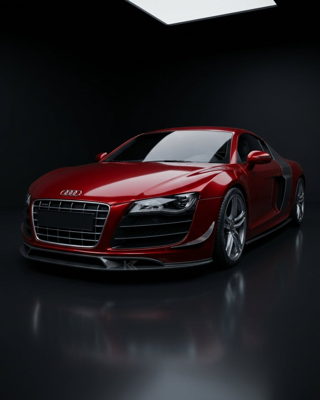 Audi R8 V8 / V10 / GT Carbon Fiber Front Lip Spoiler 2008 - 2015