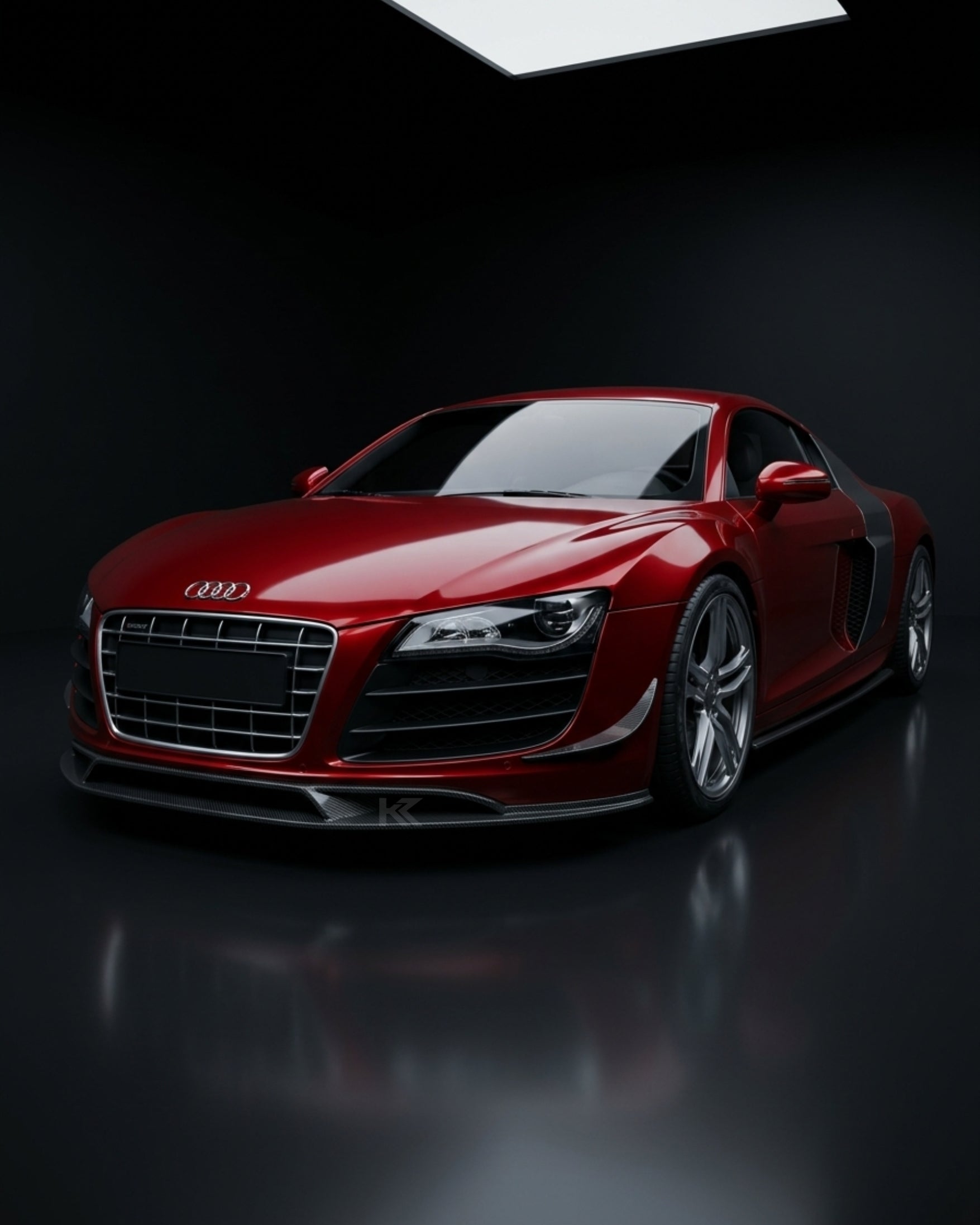 Audi R8 V8 / V10 / GT Carbon Fiber Front Lip Spoiler 2008 - 2015