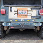 Rear Diamond Series Stubby Bumper for Jeep TJ Wrangler By Gatekeeper Off-Road