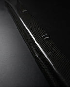 Audi A4 B9 Carbon Fiber Front Bumper Lip Splitter 2015 - 2021
