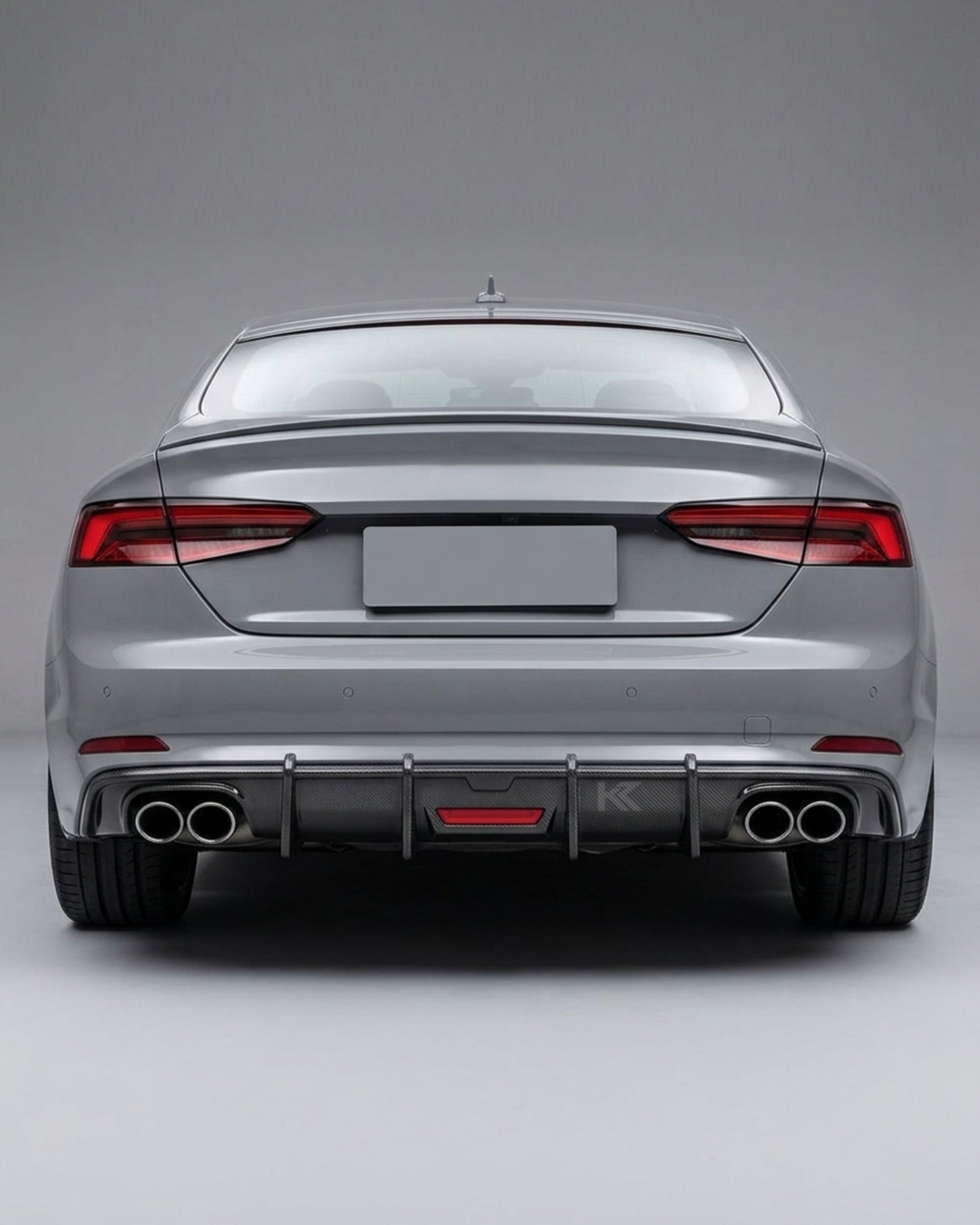 Audi A5 / S5 8T Facelift Carbon Fiber Rear Bumper Diffuser 2017 - 2019
