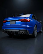 Audi A4 S-Line / S4 B9 Rear Diffuser – Prepreg Dry Carbon Fiber (2020–2021)