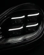 Porsche Macan 95B / 95B.1 LED Headlight Assembly with Daytime Running Lights 2014 - 2020 (Upgrade to 95B.3 Style / Replaces 96463190703)