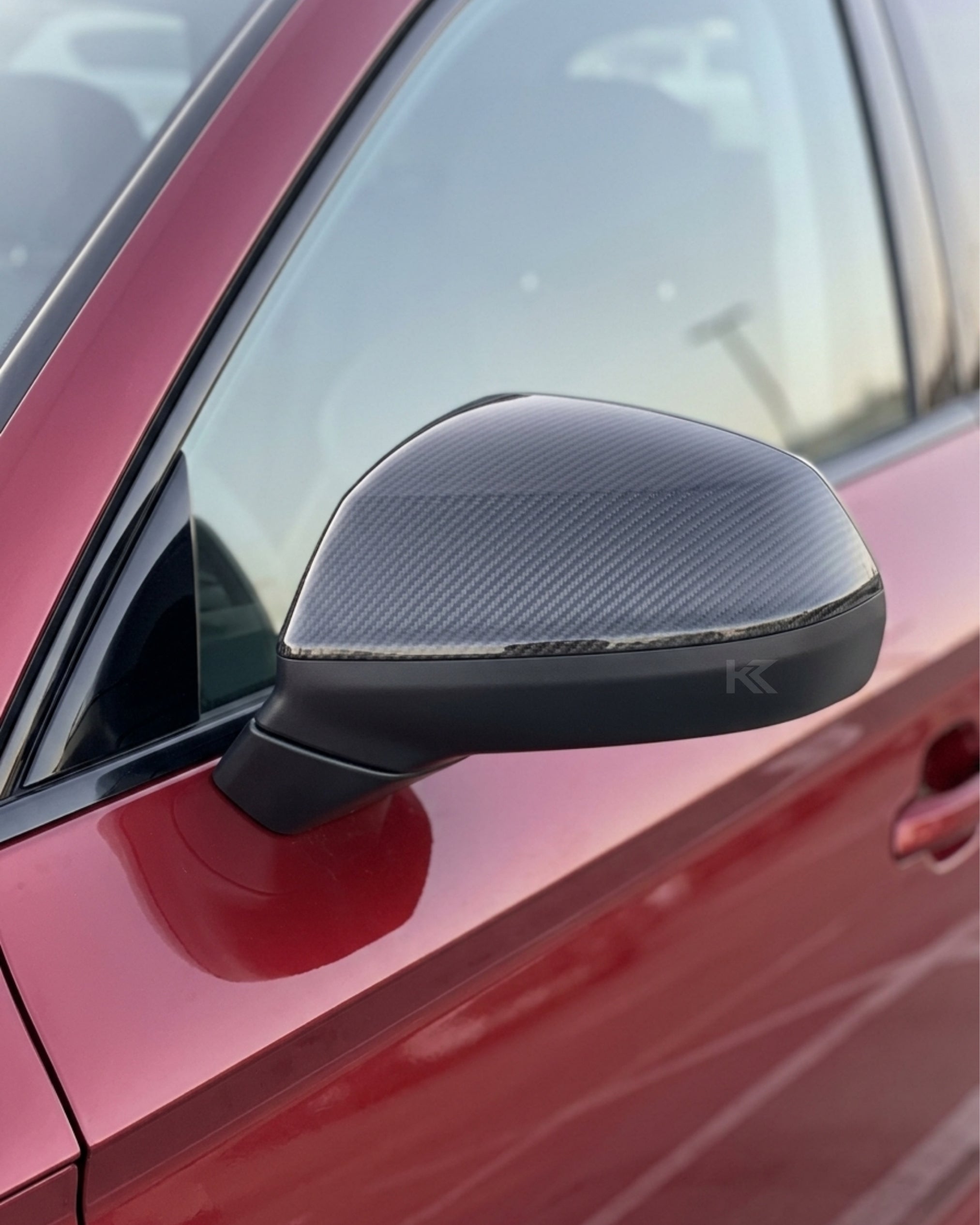 Audi Q5 / Q7 Carbon Fiber Mirror Covers – Direct Replacement Caps (2010–2015)