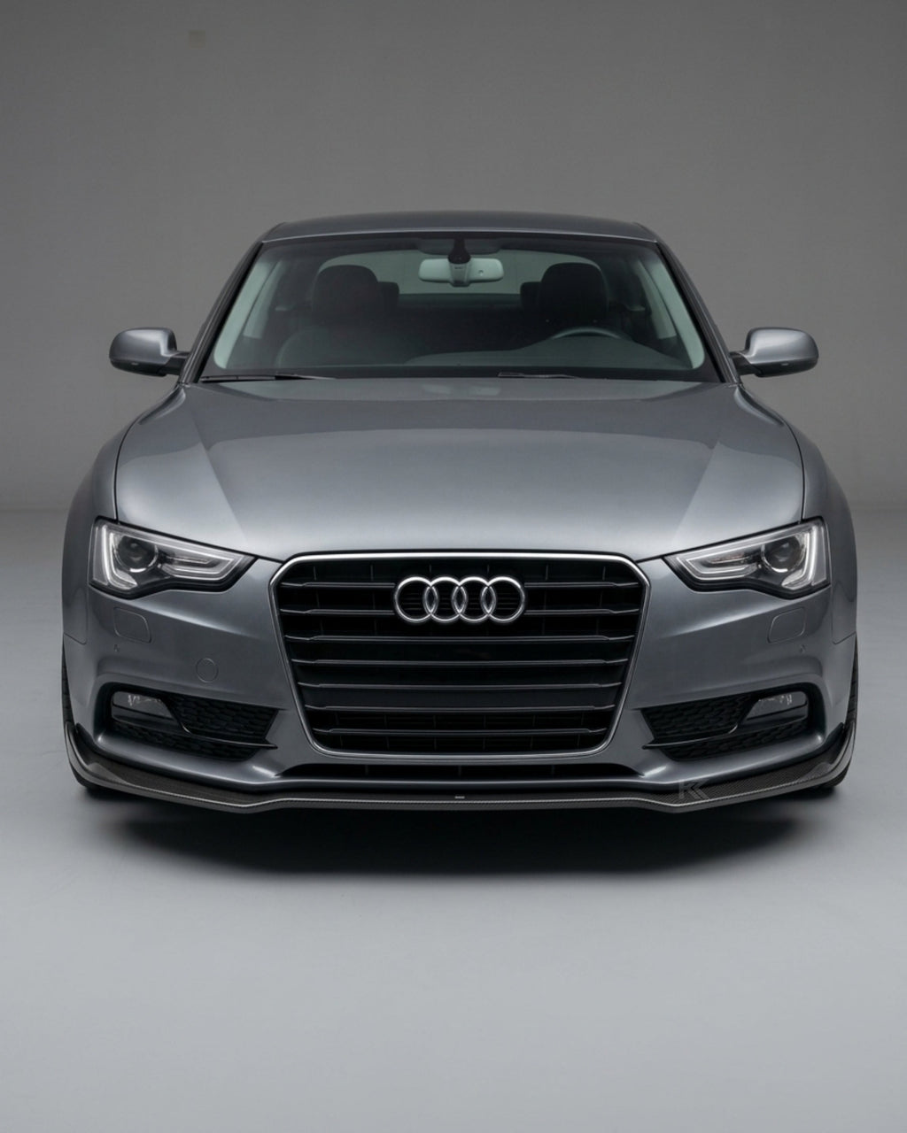 Audi A5 Quattro B8.5 Carbon Fiber Front Lip – Gloss Black Splitter (2013–2016 Coupe)