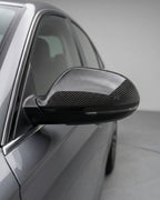 Audi A6 C7 / S6 Carbon Fiber Mirror Cap Housings 2011 - 2018