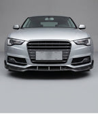Audi A5 S-Line / S5 B8.5 Facelift Carbon Fiber Front Bumper Lip Splitter Chin Spoiler 2012 - 2016