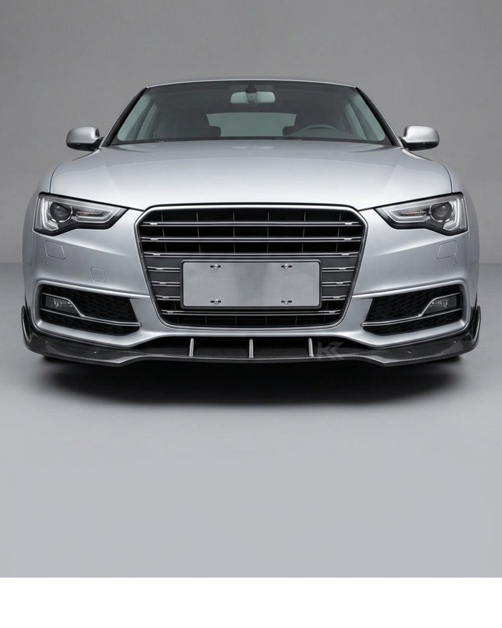 Audi A5 S-Line / S5 B8.5 Facelift Carbon Fiber Front Bumper Lip Splitter Chin Spoiler 2012 - 2016