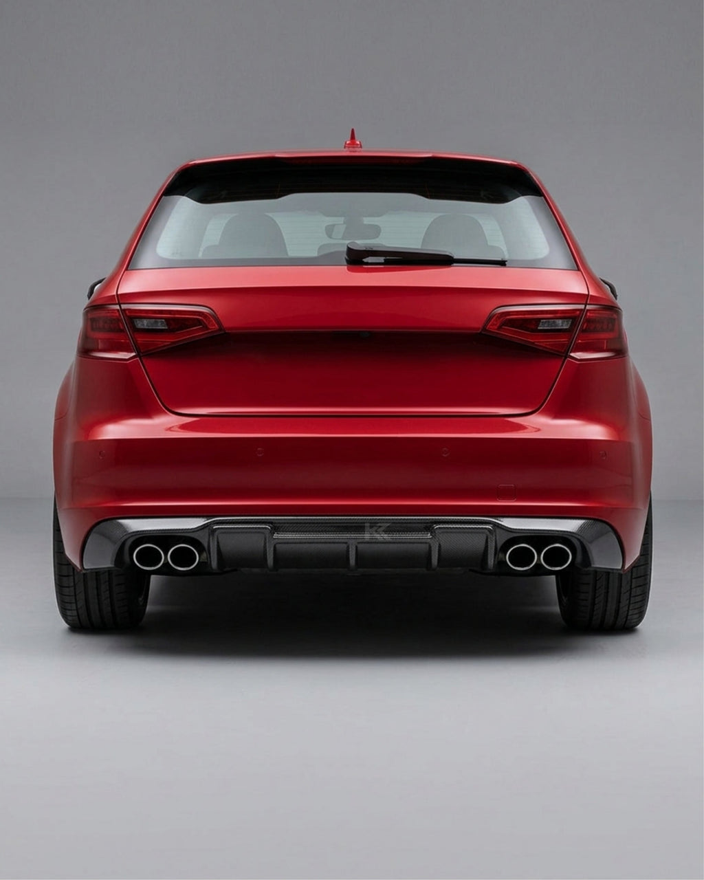 Carbon Fiber Rear Bumper Diffuser for Audi A3 / S3 / RS3 8V Sportback (2013–2016)