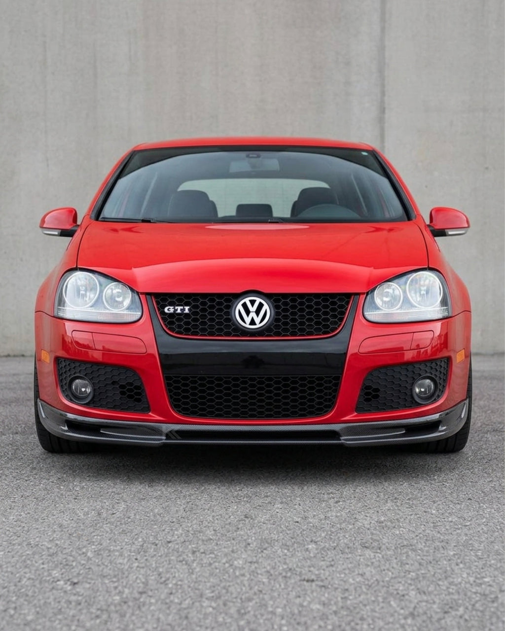 VW Golf MK5 GTI Carbon Fiber Front Lip – A-Style Splitter (2006–2008)