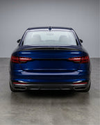 Audi A4 B9 S-Line / S4 Sedan Carbon Fiber Rear Trunk Boot Spoiler Wing Lip 2022 - 2024