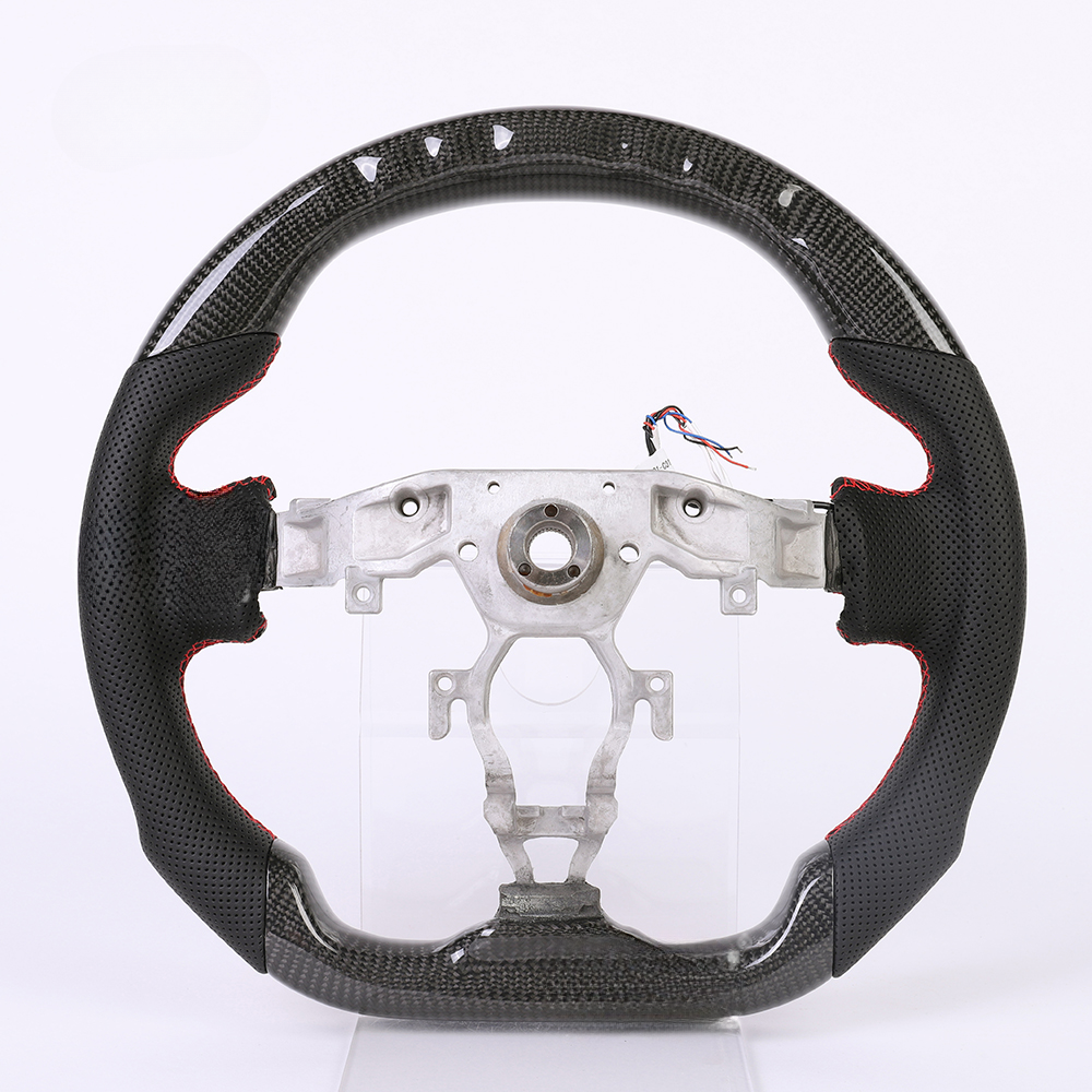 LED Carbon Fiber Steering Wheel for Nissan 370Z Z34 2008-2021