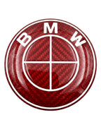 BMW Roundel Emblem Covers - Full Carbon Fiber