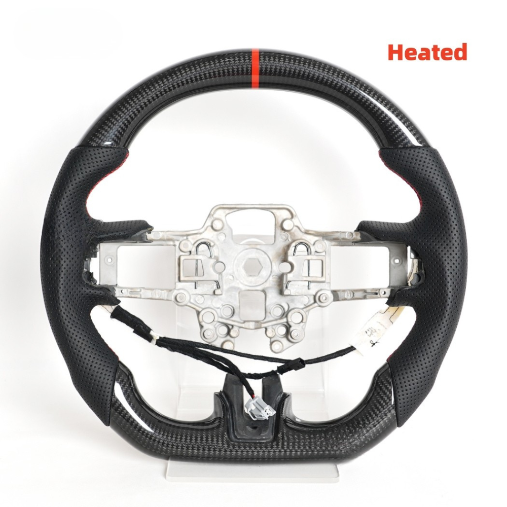 Carbon Fiber Heated Steering Wheel for Ford Mustang 2018-2023