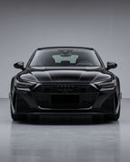Audi RS7 Sportback 4-Door Dry Carbon Fiber ABT-Style Front Bumper Canards 2020 - 2021