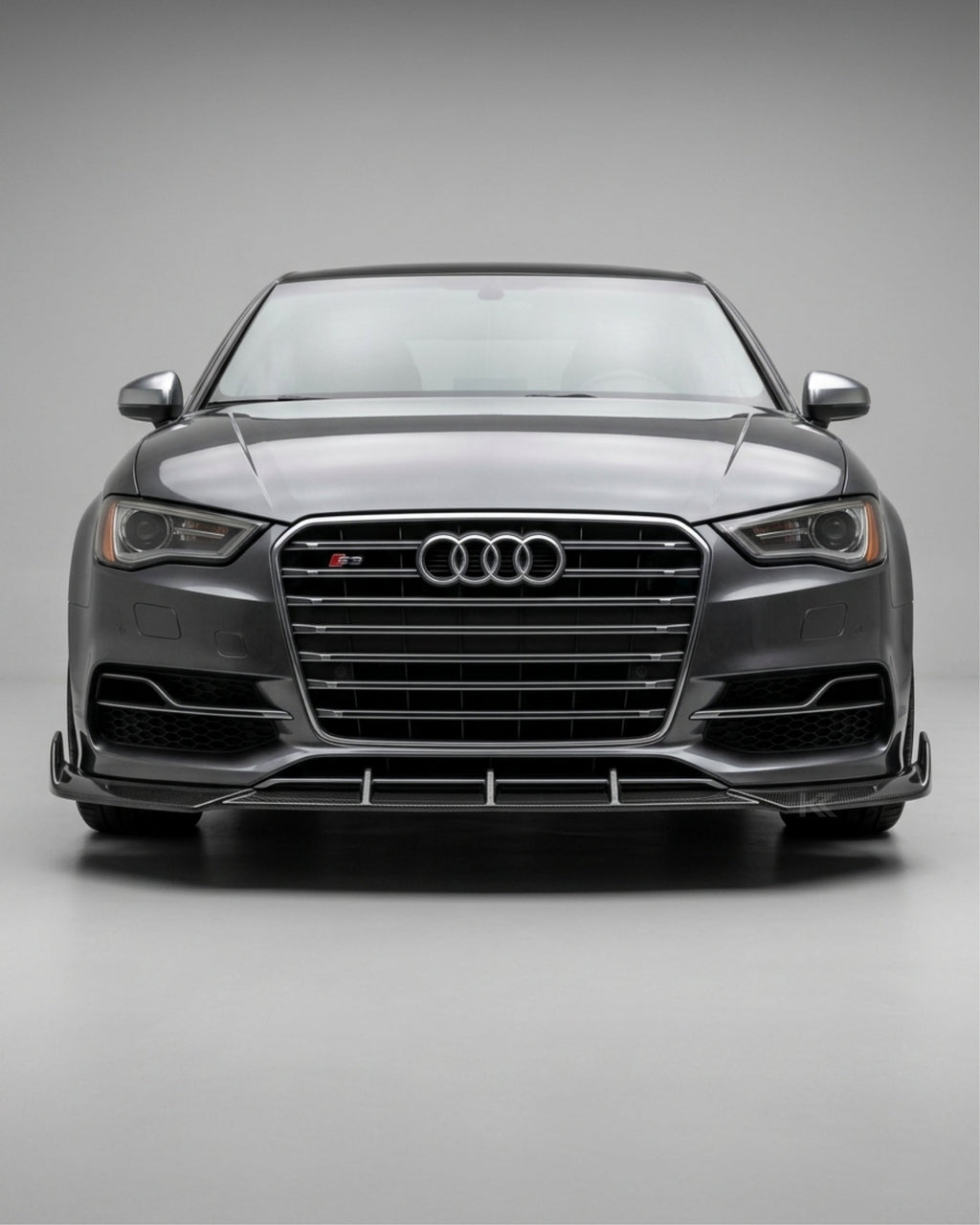 Carbon Fiber Front Bumper Splitter for Audi A3 S-Line / S3 8V Sedan (2014–2016)