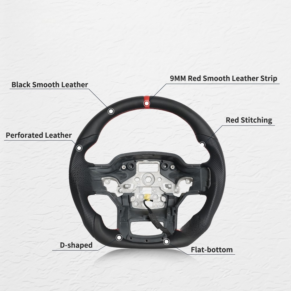 Real Carbon Fiber Steering Wheel for Ford F-150 & SVT Raptor 2009–2014