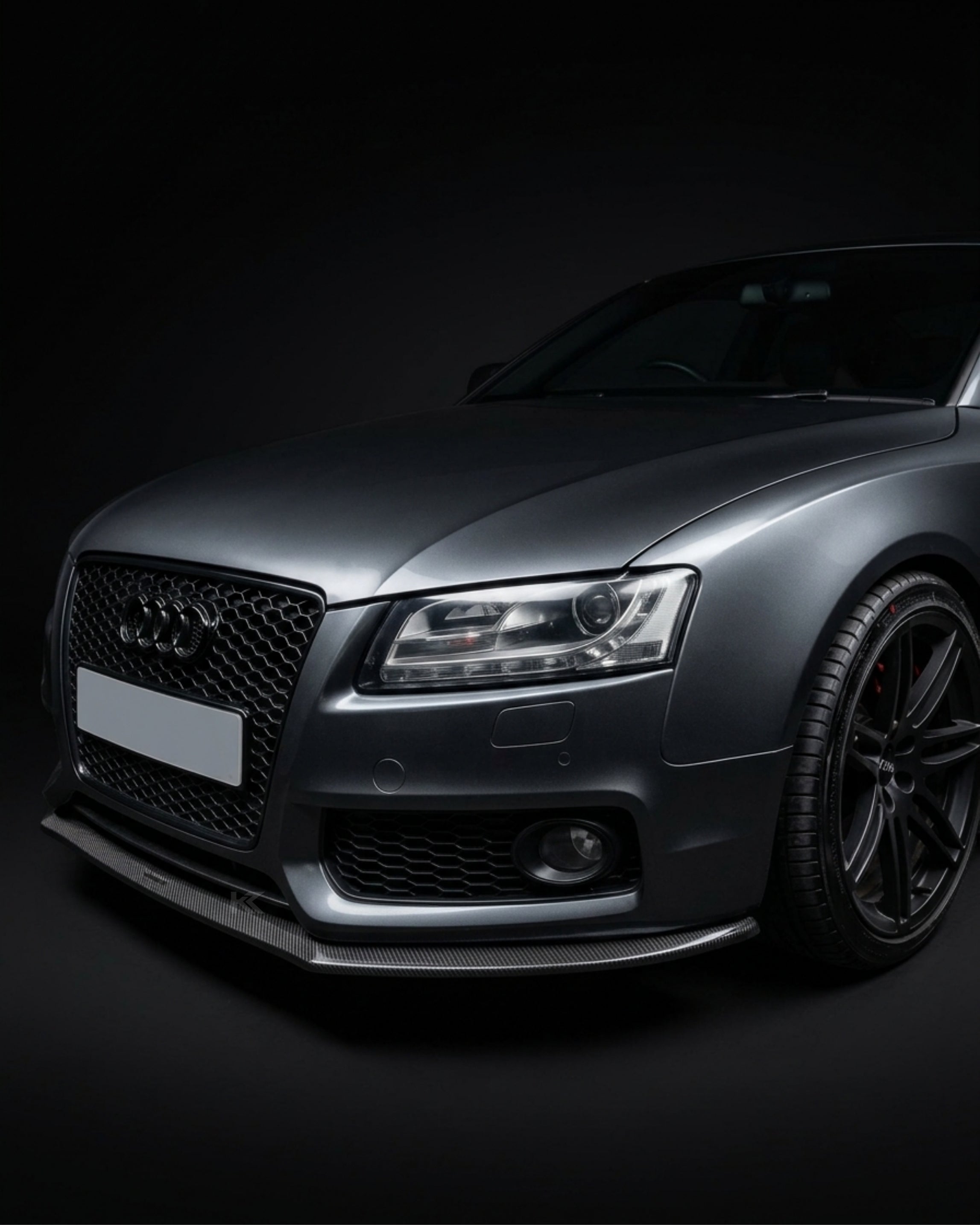 Audi S5 / A5 S-Line B8 Carbon Fiber Front Lip – Prepreg Splitter (2009–2010)