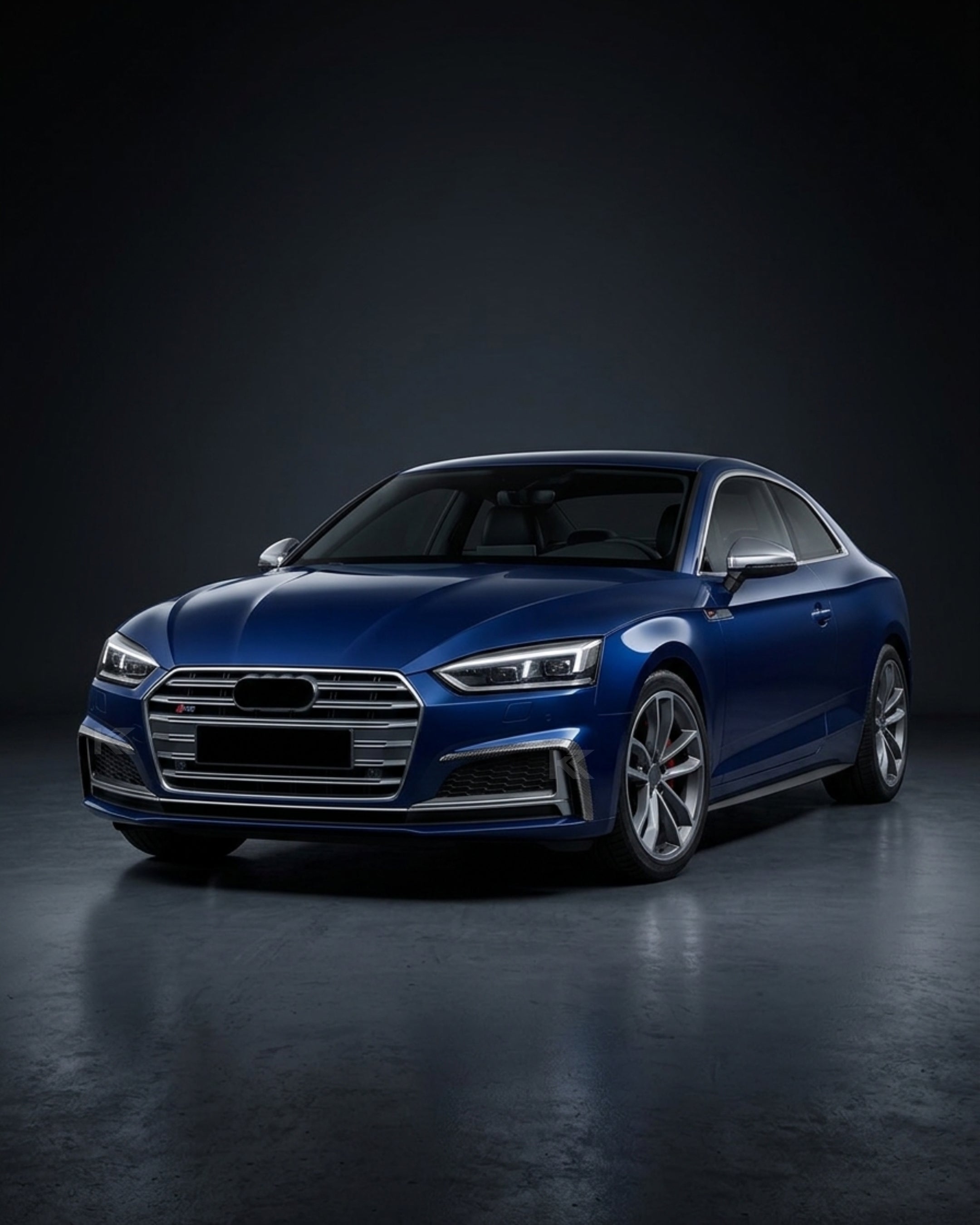 Audi A5 S-Line / S5 B9 Carbon Fiber Front Bumper Canards 2017 - 2019