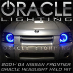 Oracle 01-04 Nissan Frontier LED Headlight Halo Kit - Red