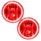 Oracle 05-10 Hummer H3 LED Fog Light Halo Kit - Red