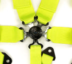 NRG SFI 16.1 5Pt 3 Inch Seat Belt Harness with Pads / Cam Lock - Neon Green