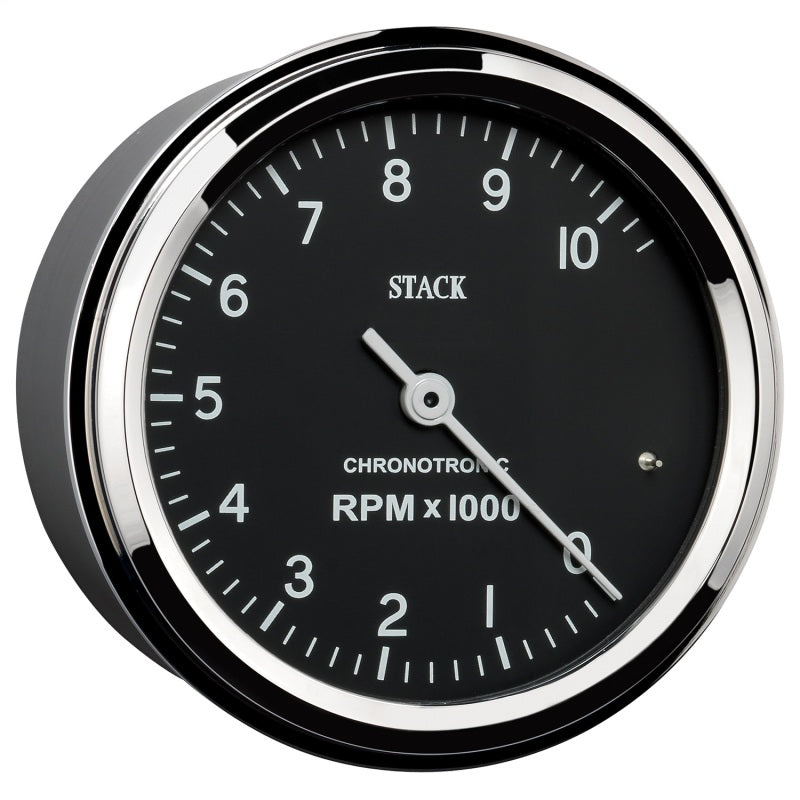 Autometer Chronocentric Tachometer - 80mm Blk - 0-10K RPM
