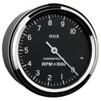 Autometer Chronocentric Tachometer - 80mm Blk - 0-10K RPM