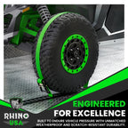 Rhino USA 5Ft E-Track Tie-Down Rails, Black (4 Pack)
