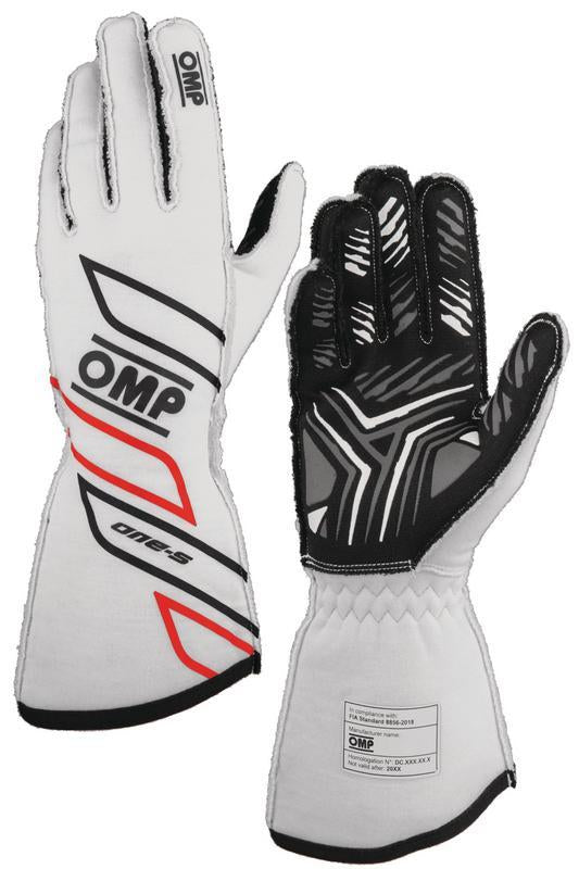 OMP ONE-S GLOVES my2025 FIA 8856-2018 FLUO YELLOW SZ S