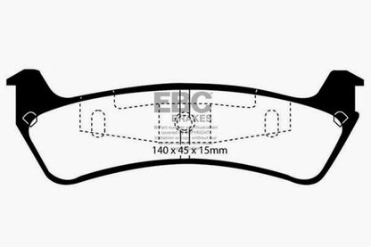 EBC 95-01 Ford Explorer 4.0 2WD Ultimax2 Rear Brake Pads