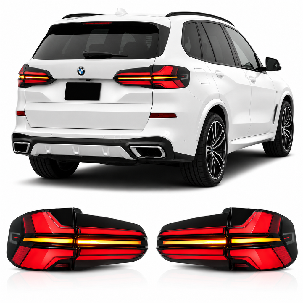 BMW X5 G05 LCI Sequential LED Tail Lights Rear Lamp Assembly 2019-2023
