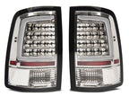 Raxiom 09-18 Dodge RAM 1500 Axial Series LED Tail Lights- Chrome Housing- Clear Lens