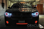 Oracle 11-12 Dodge Charger LED Fog Light Halo Kit - Red