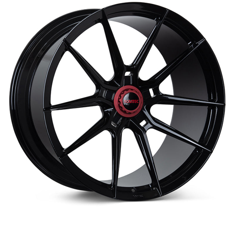 Vossen x Novitec NF10 22x12in - 5x114.3 BP - ET49 - Gloss Black Ferrari 458 Rear Wheel