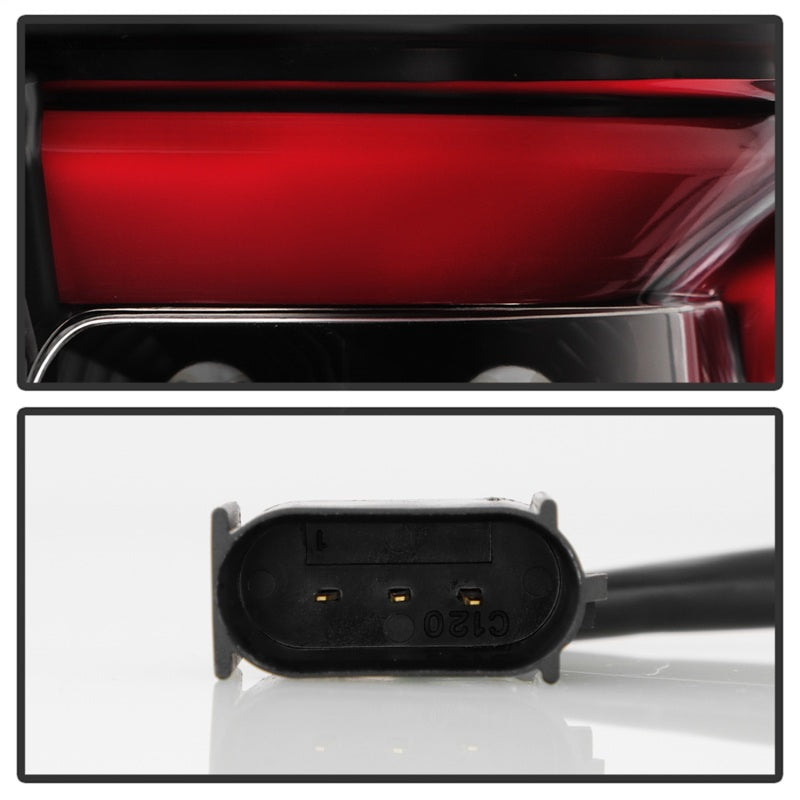Spyder 04-08 Ford F150 Styleside Version 2 LED Tail Lights - Black (ALT-YD-FF15004V2-RBLED-BK)