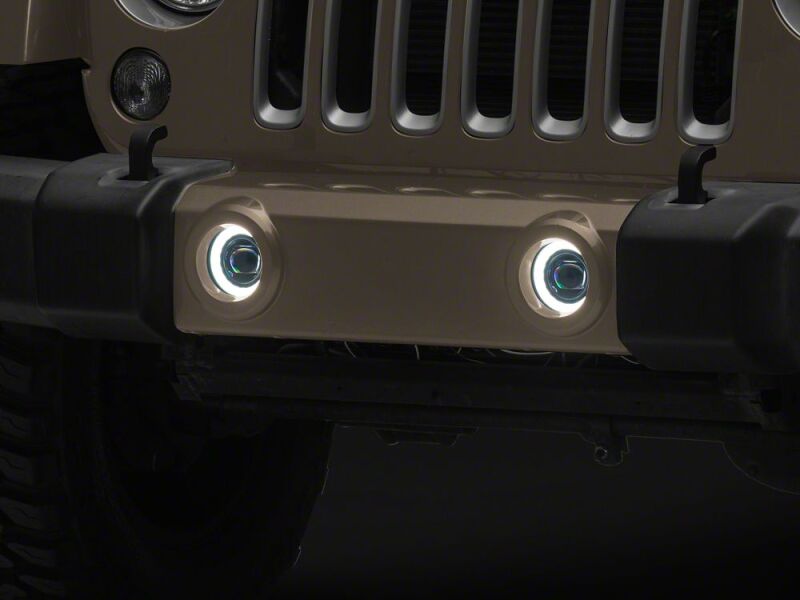 Raxiom 07-18 Jeep Wrangler JK LED Fog Lights with Amber Turn Signals