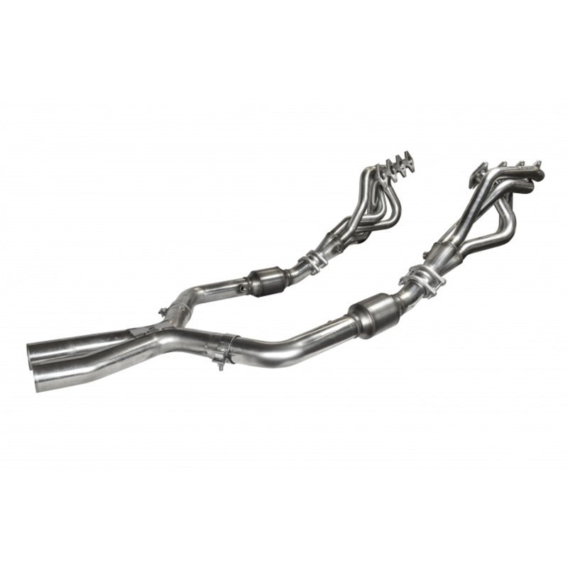 Kooks 05-10 Ford Mustang GT Manual 1 5/8in x 2 1/2in SS Long Tube Headers and OEM Catted SS X Pipe