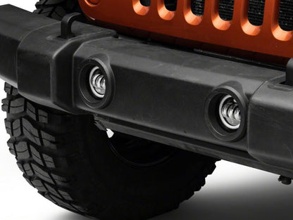 Raxiom 07-23 Jeep Wrangler JK & JL Axial Series Halo LED Fog Lights- Amber