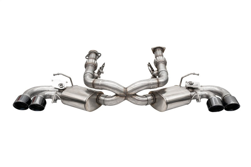 Corsa 20-26 Corvette C8  w/ Factory NPP Cat-Back 4.5in Pro-Series Tips - Black PVD